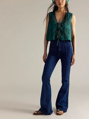 Free People We the Free Jayde Jeans in Night Sky - 28